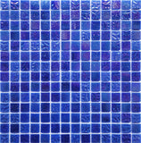 12" x 12" Kitchen Backsplash Glass Tile  for Pool Spa, Waterlines and Bathrooms