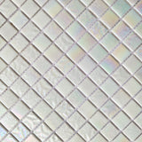 Starry 1" x 1" Green Blend Glass Mosaic Tile for Swimming Pool