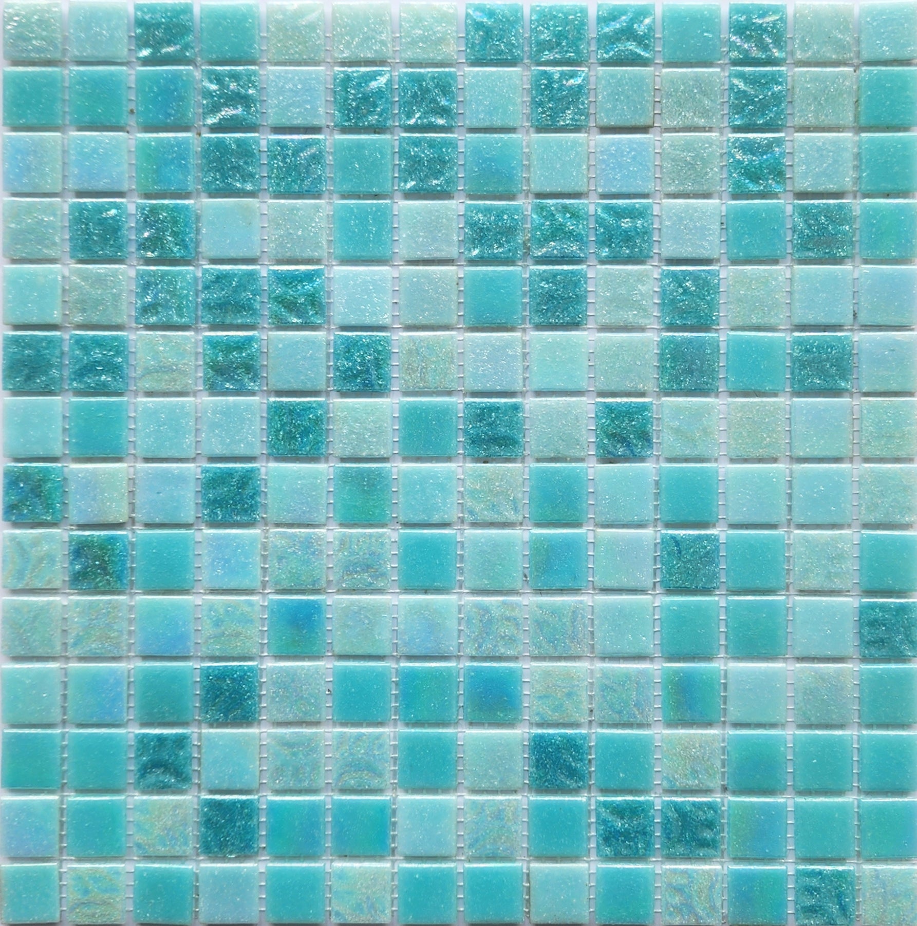 12" x 12" Kitchen Backsplash Glass Tile  for Pool Spa, Waterlines and Bathrooms
