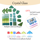 Mixed Shapes Crystal Craft - Green Series