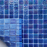 12" x 12" Glass Mosaic Tile for Kitchen Backsplash and Swimming Pool