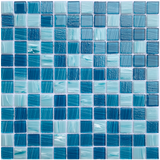 12" x 12" Glass Mosaic Tiles Backsplash Pool Tile