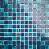 12" x 12" Glass Mosaic Tiles Backsplash Pool Tile