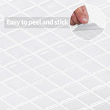 Peel and Stick Backsplash, 12" X 12" White Square Tiles Stick on Backsplash for Kitchen and Bathroom