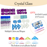 Mixed Shapes Crystal Craft - Blue Mixed