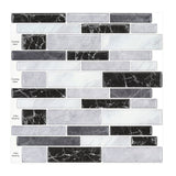 12" x 12" 3D Waterproof Peel & Stick Tile for Backsplash