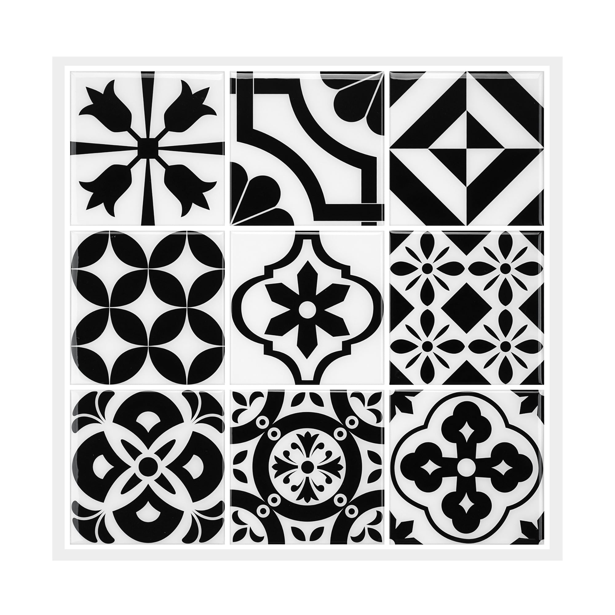 Baroque 12 x 12 Peel and Stick Tile Backsplash for Kitchen – LSDECO-TILE