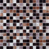 Starry 1" x 1" Glass Mosaic Pool Tile for Wall